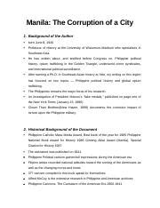 manila the corruption of a city caricature meaning|MODULE 5 RPH.docx .